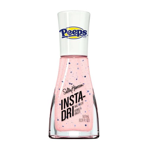 Sally Hansen Insta-Dri Nail Polish, 721 Peeps® Cotton Candy, Sugary Texture, 0.31 fl oz