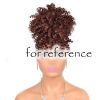 Afro Puff Drawstring Ponytail Synthetic Curly Hair Ponytail Extension Large Size Hair Bun Clip Hair Extensions,Dark Brown