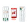 KISS imPRESS Medium Almond Gel Press-On Nails, Glossy Light White, 30 Pieces