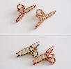 Hair Claw Clip, Elegant Metal Claw Clip, Large Jaw Clip Hair Clamp, Pink